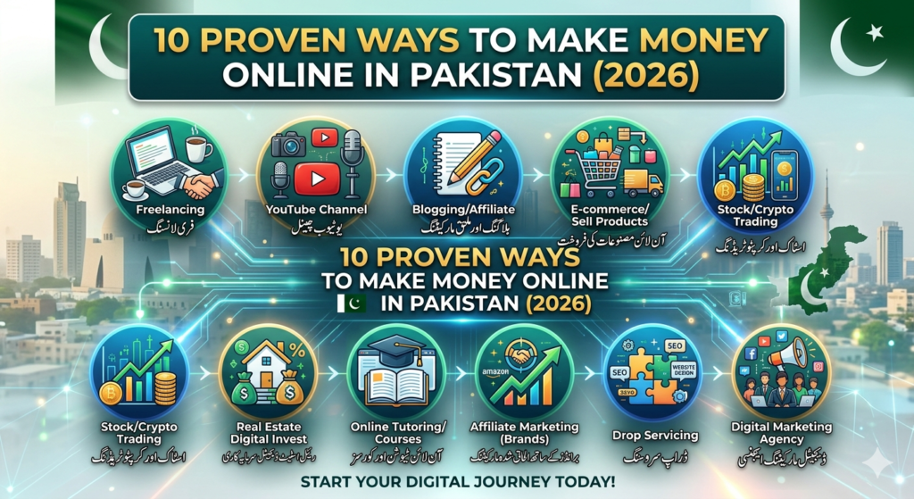 10 Proven Ways to Make Money Online in Pakistan (2026)