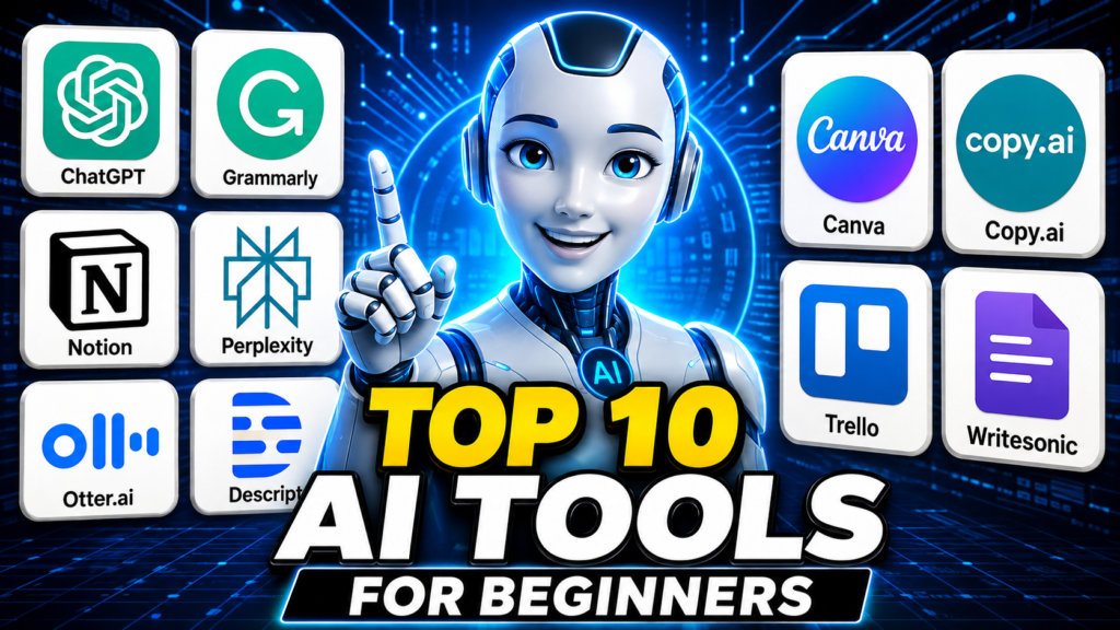 top10 ai tools for begineers
